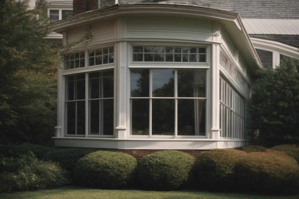 Long Island home with decorative and opaque windows