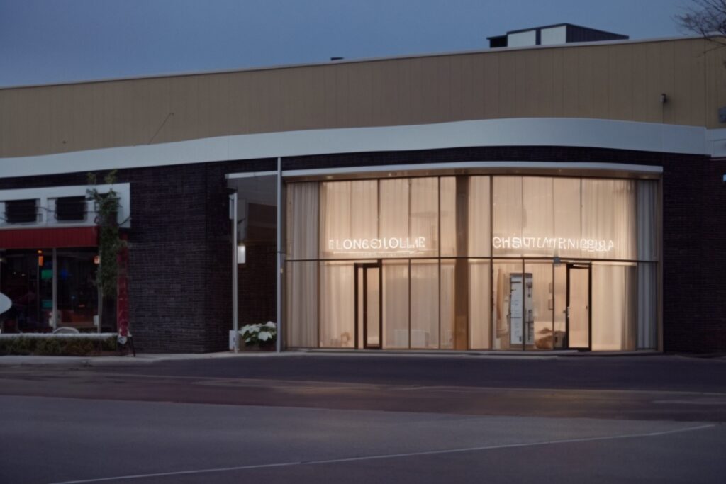 Long Island boutique storefront with solar control window film