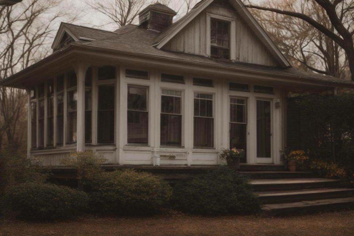 Old Long Island home with historical architecture and heat blocking window films